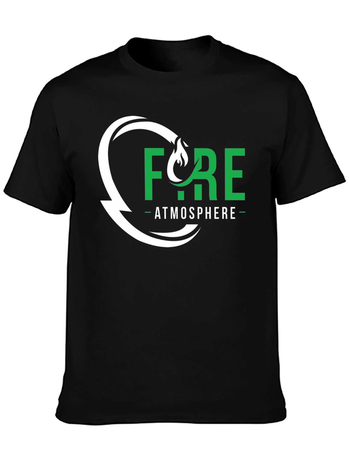 Fyre Atmosphere Graphic Tee - Black Cotton Blend