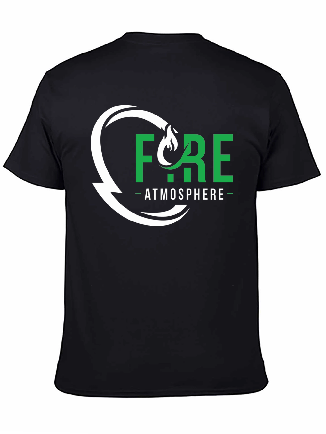 Fyre Atmosphere Graphic Tee - Black Cotton Blend