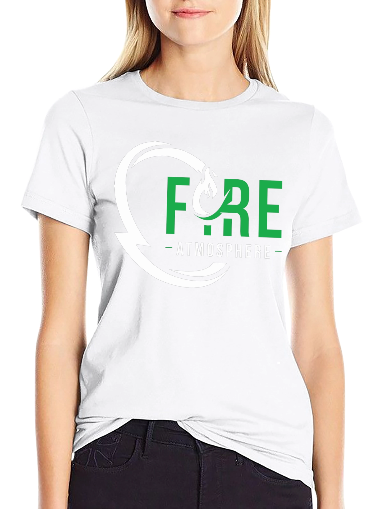 Fyre Atmosphere Graphic Tee - Black Cotton Blend