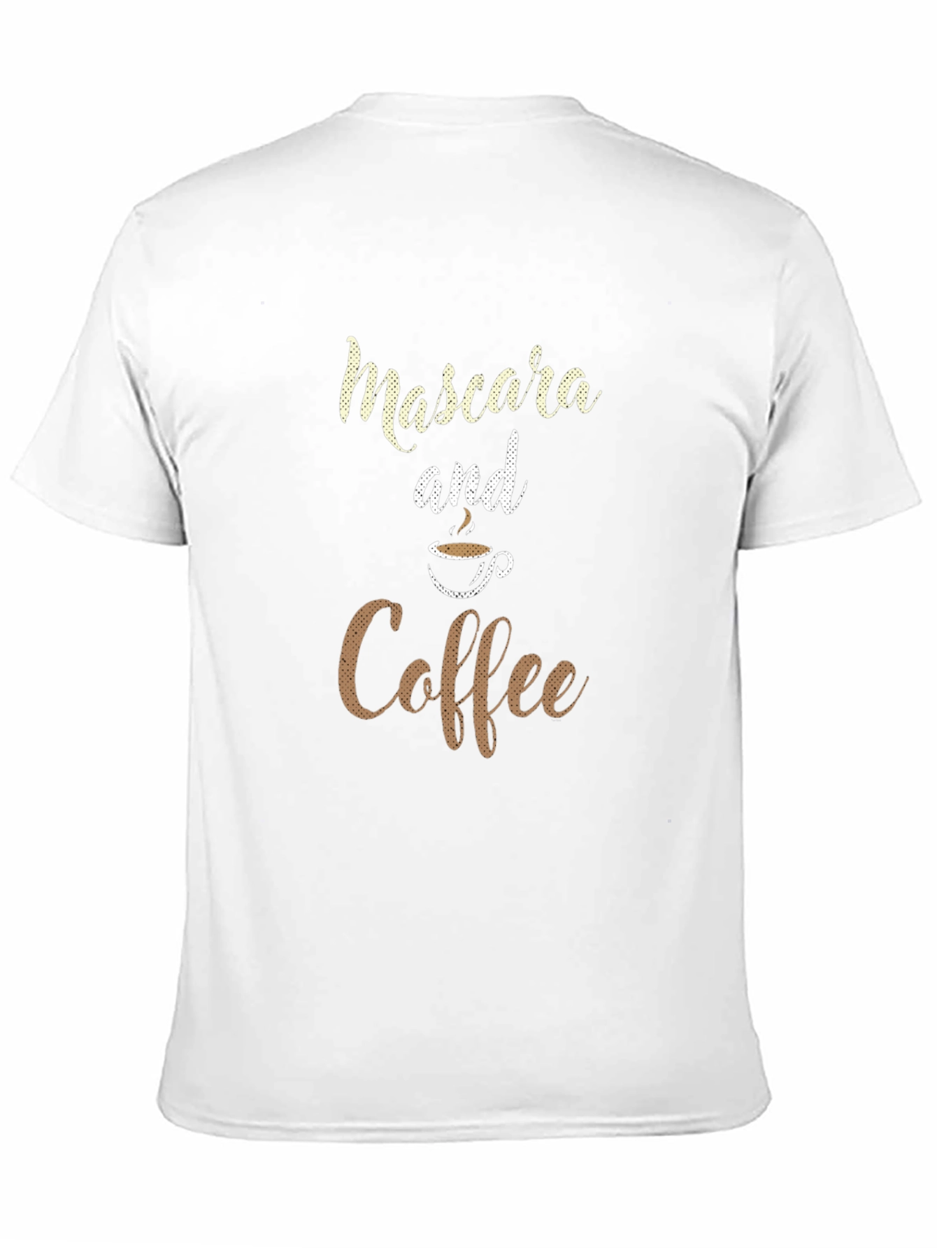 Mascara and Coffee Graphic T-Shirt