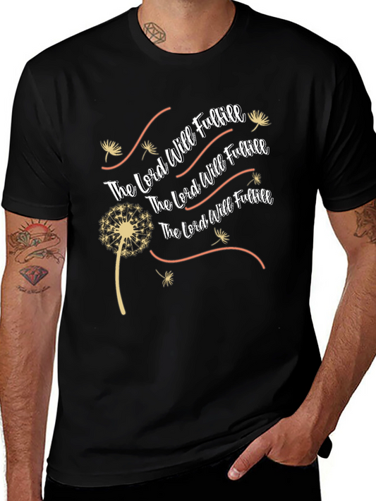 Faithful Dandelion Graphic Tee - The Lord Will Fulfill