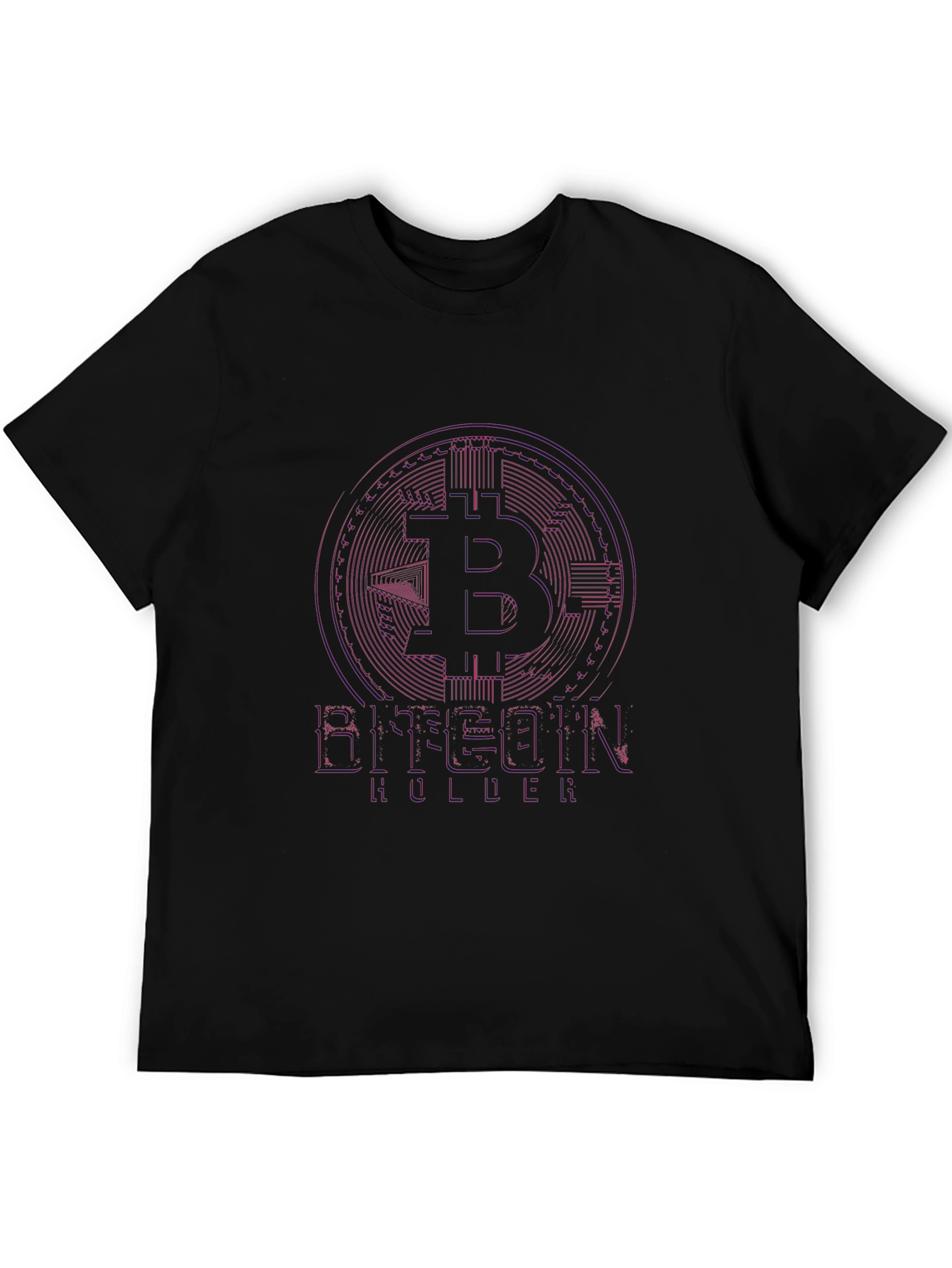 Bitcoin Holder Black Tee - Crypto Fan Apparel