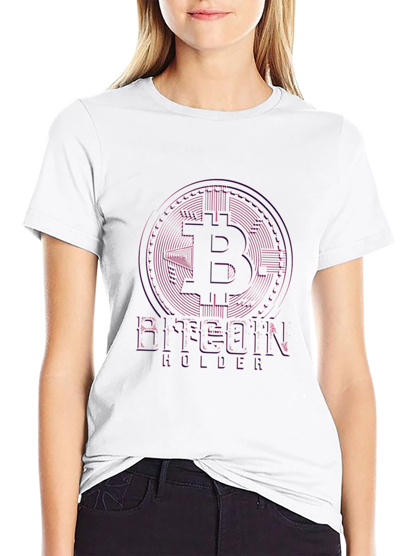 Bitcoin Holder Black Tee - Crypto Fan Apparel