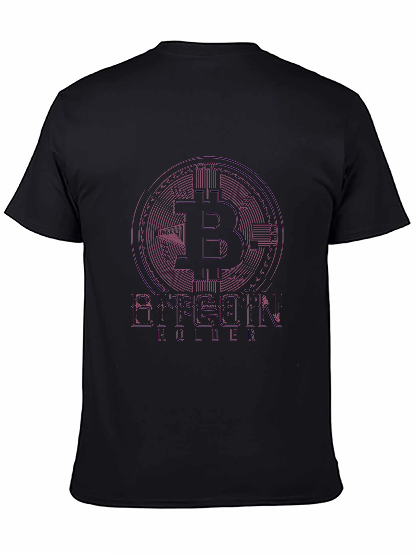 Bitcoin Holder Black Tee - Crypto Fan Apparel