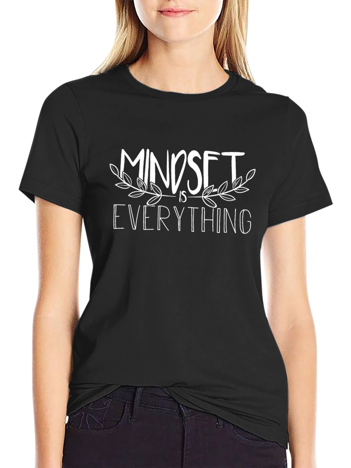 Mindset is Everything Graphic Tee - Black