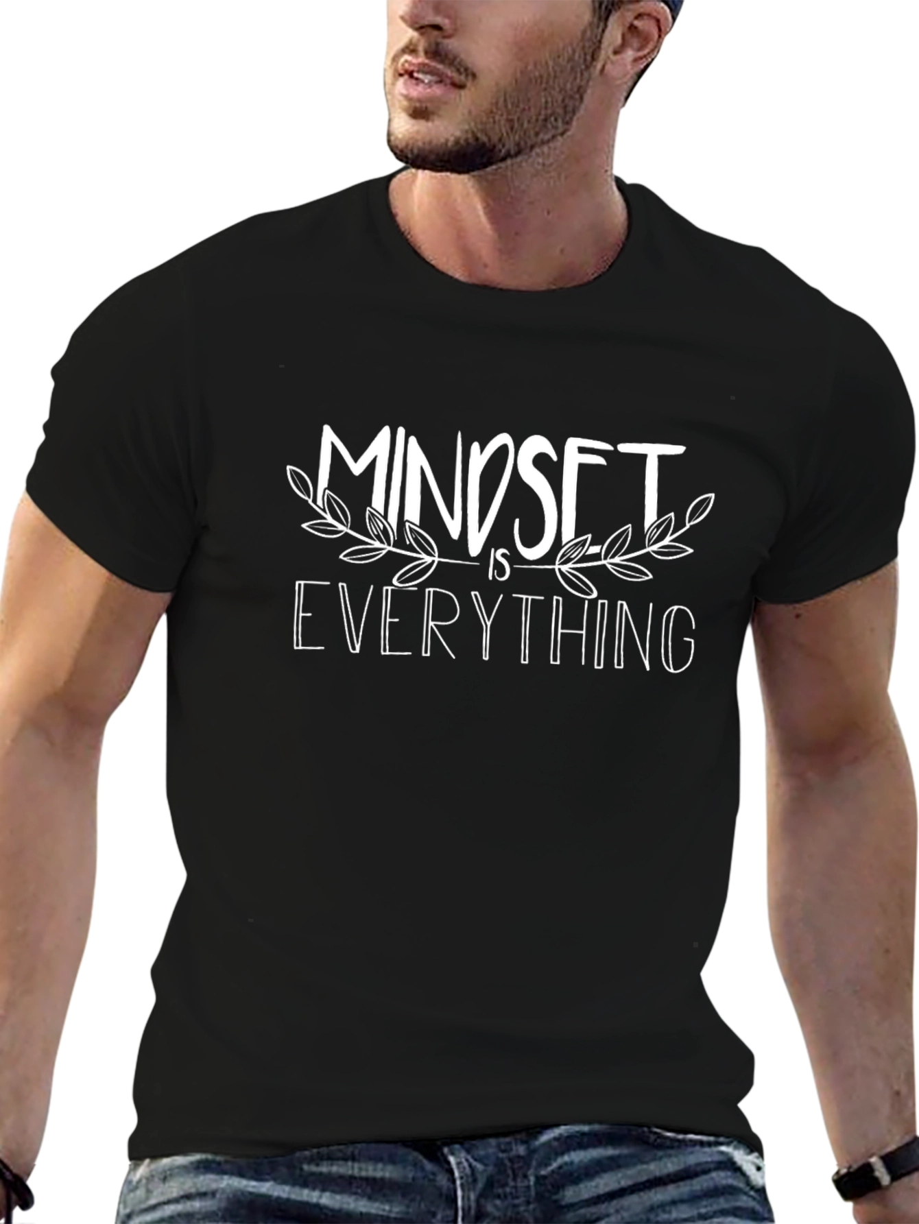 Mindset is Everything Graphic Tee - Black