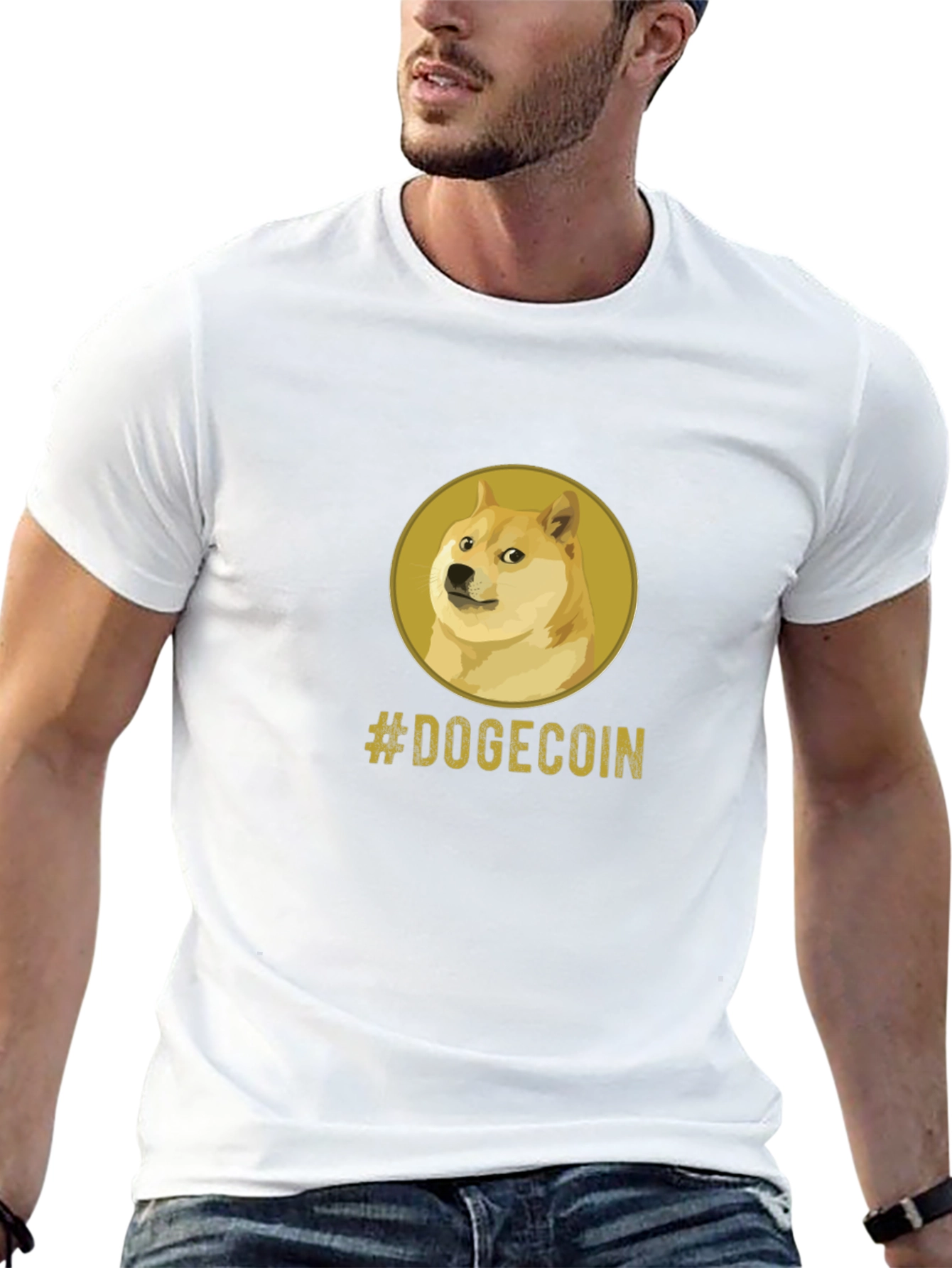 Dogecoin Meme Black T-Shirt - Crypto Currency Tee