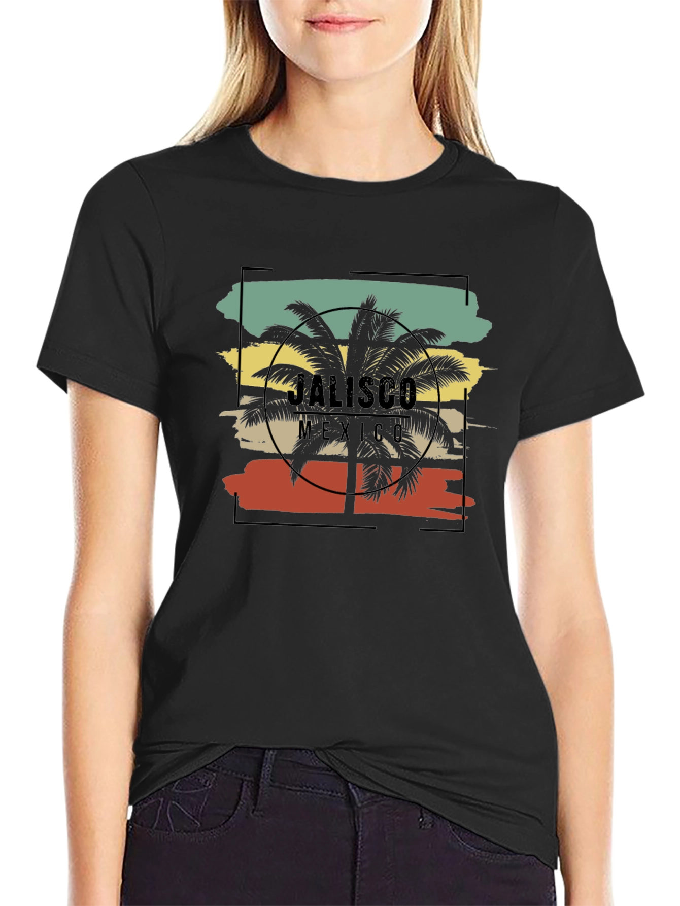 Jalisco Mexico Palm Tree T-Shirt