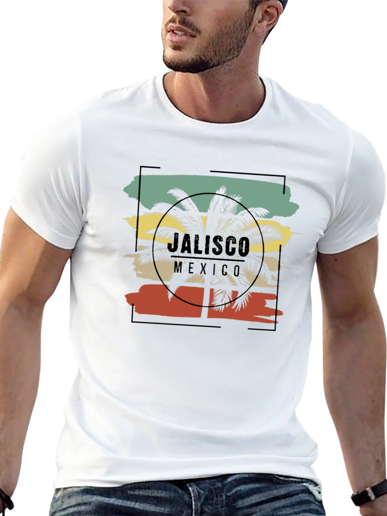Jalisco Mexico Palm Tree T-Shirt