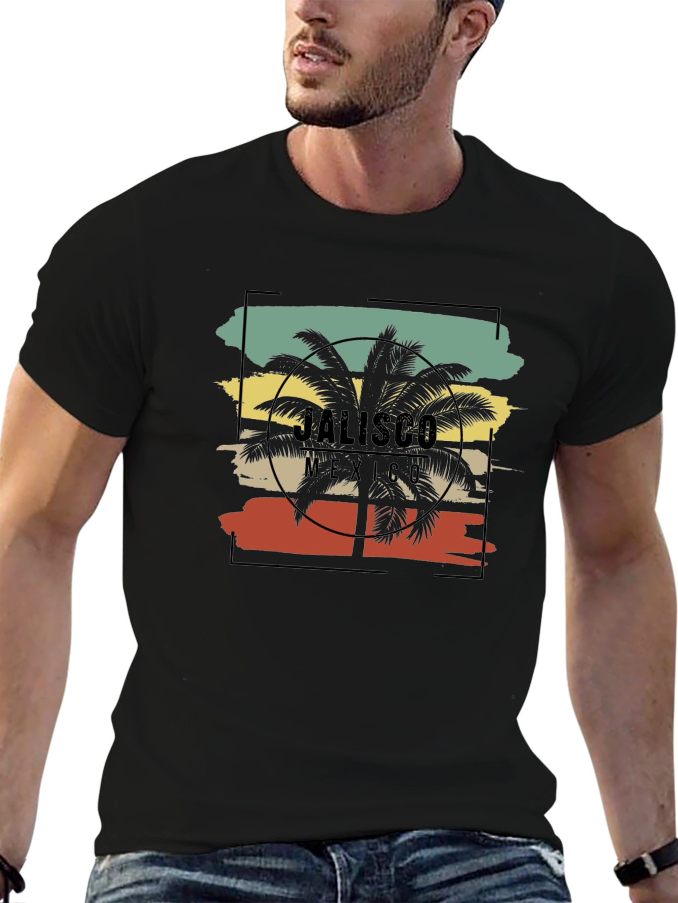 Jalisco Mexico Palm Tree T-Shirt