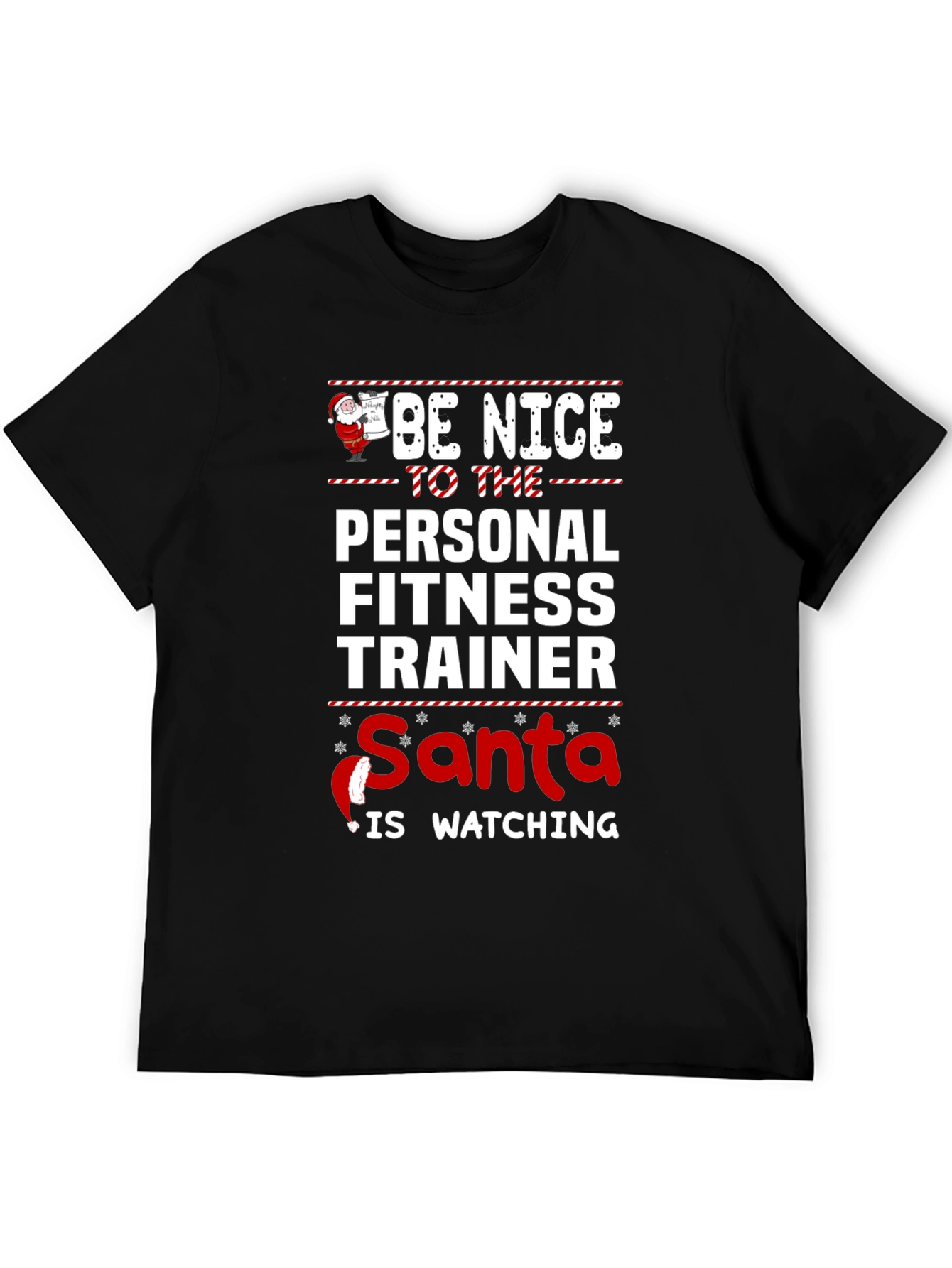 Funny Christmas Personal Fitness Trainer T-Shirt
