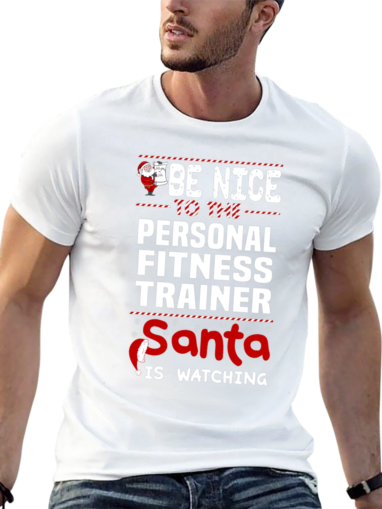 Funny Christmas Personal Fitness Trainer T-Shirt