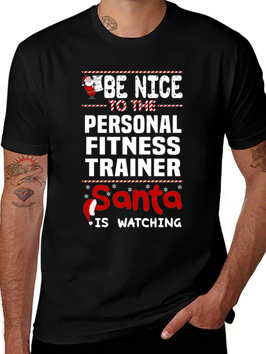 Funny Christmas Personal Fitness Trainer T-Shirt