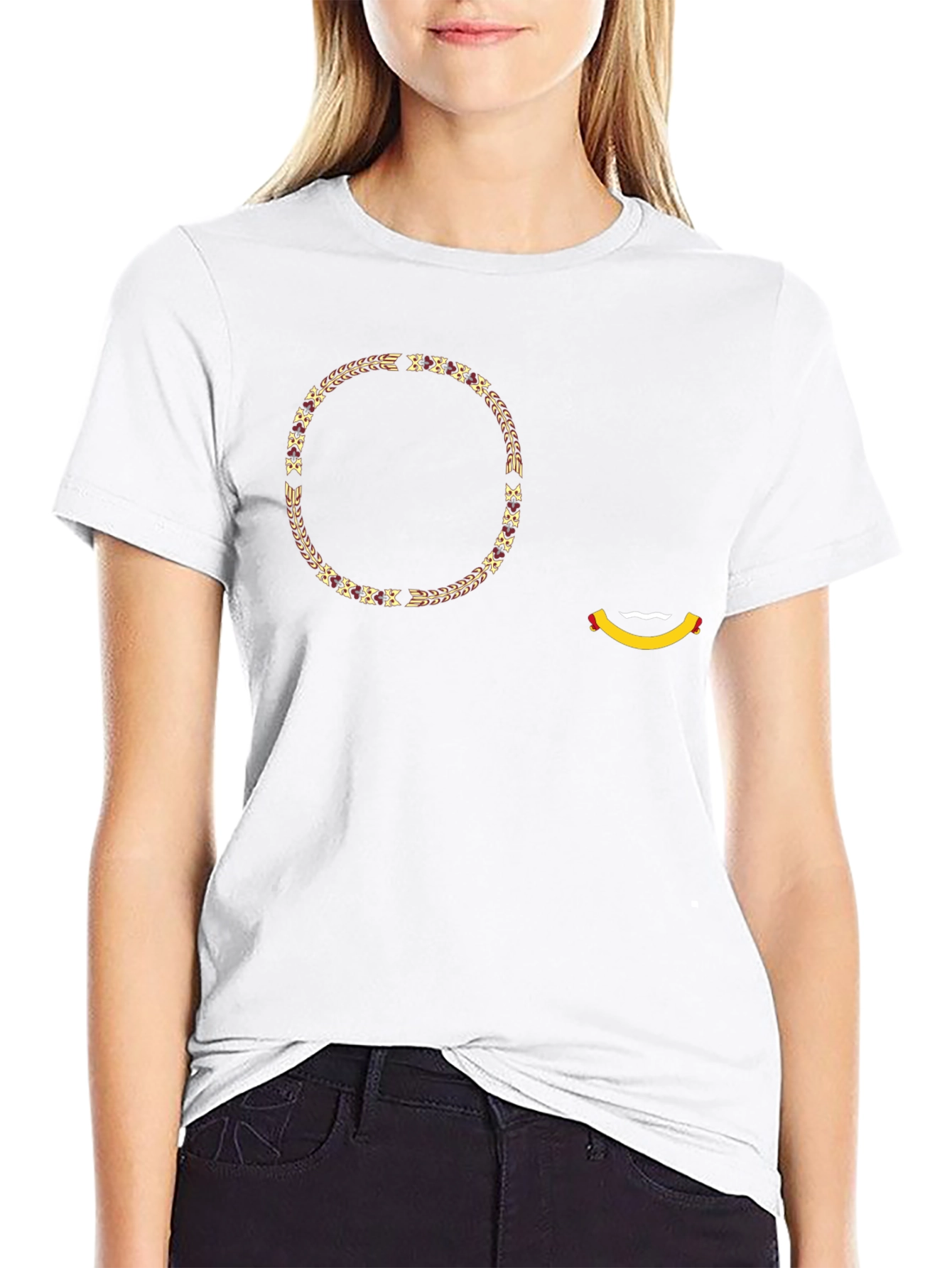 Stylish Graphic Print Black T-Shirt