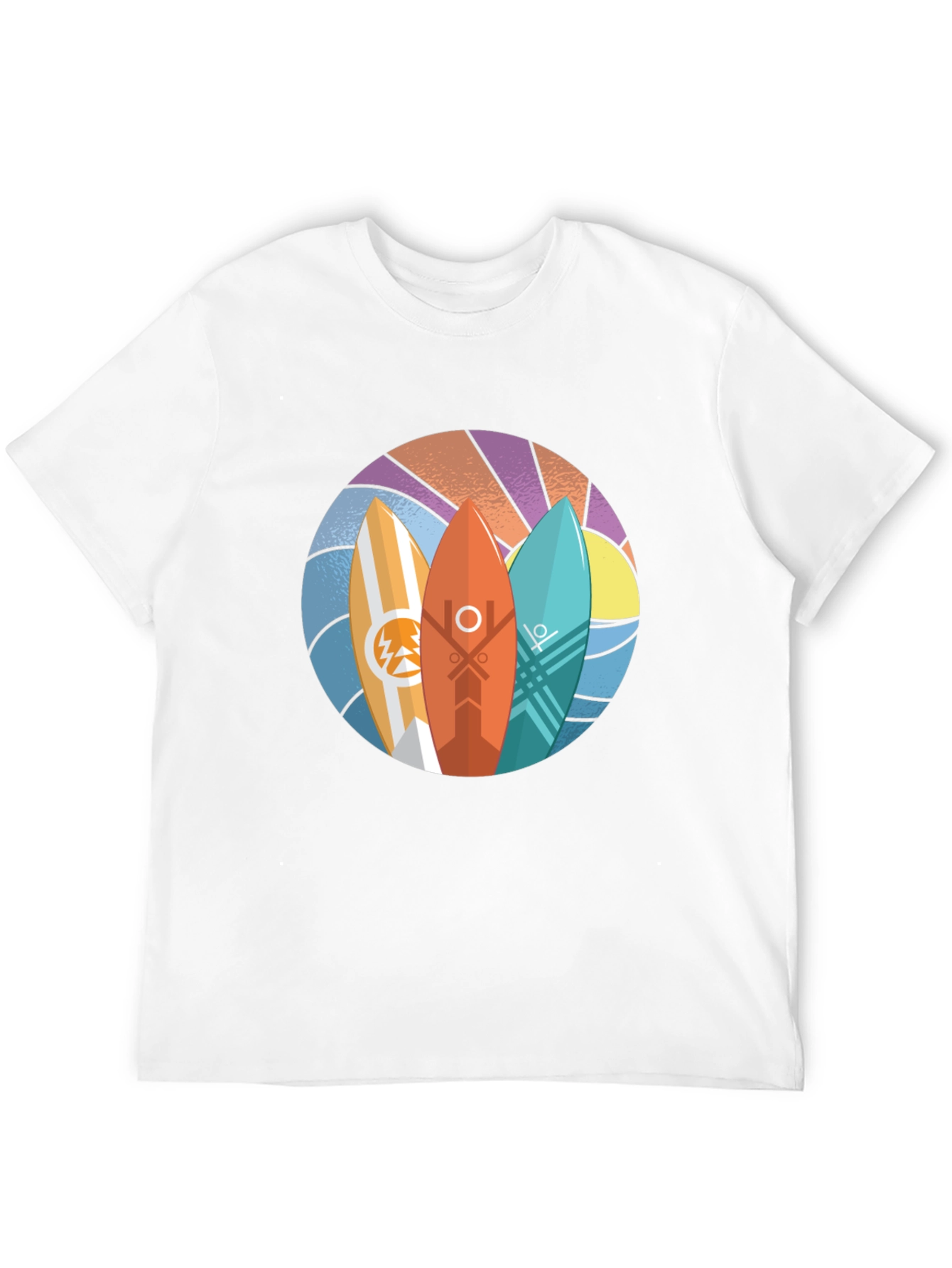 Surfboards Graphic Black Tee