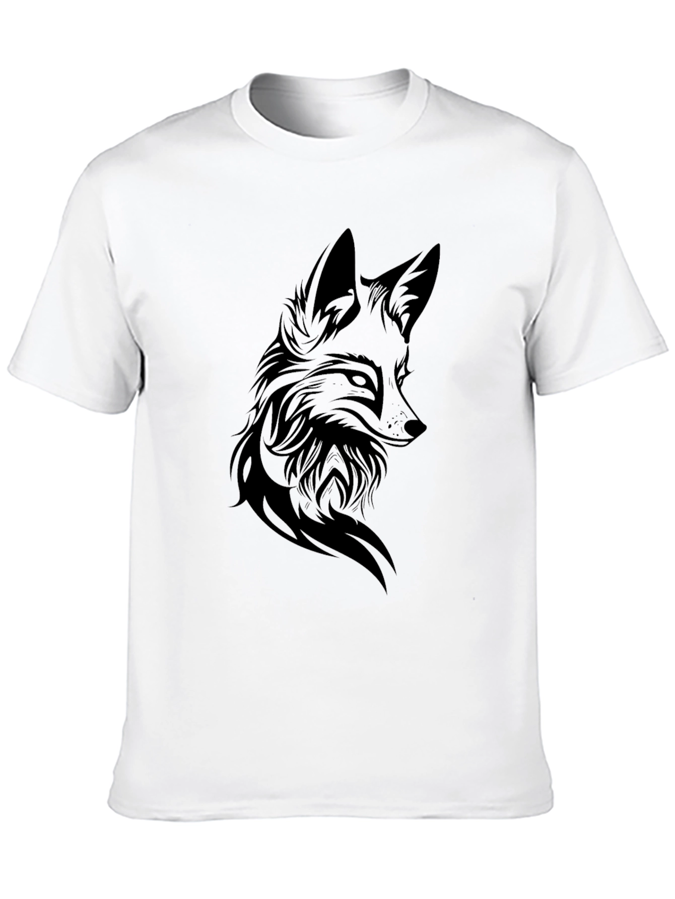 Black Fox Graphic Tee - Mens Short Sleeve