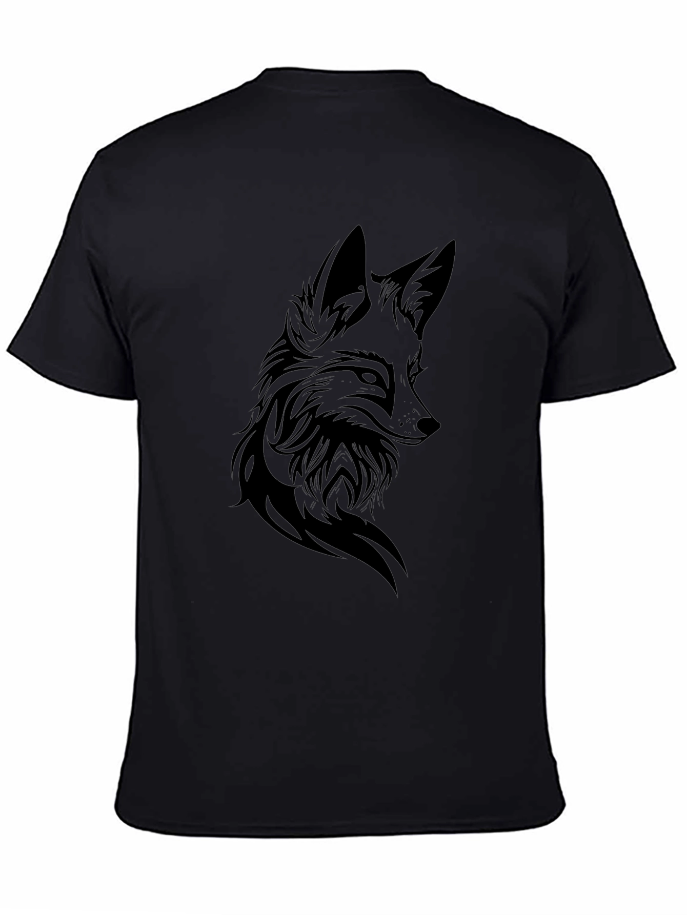 Black Fox Graphic Tee - Mens Short Sleeve