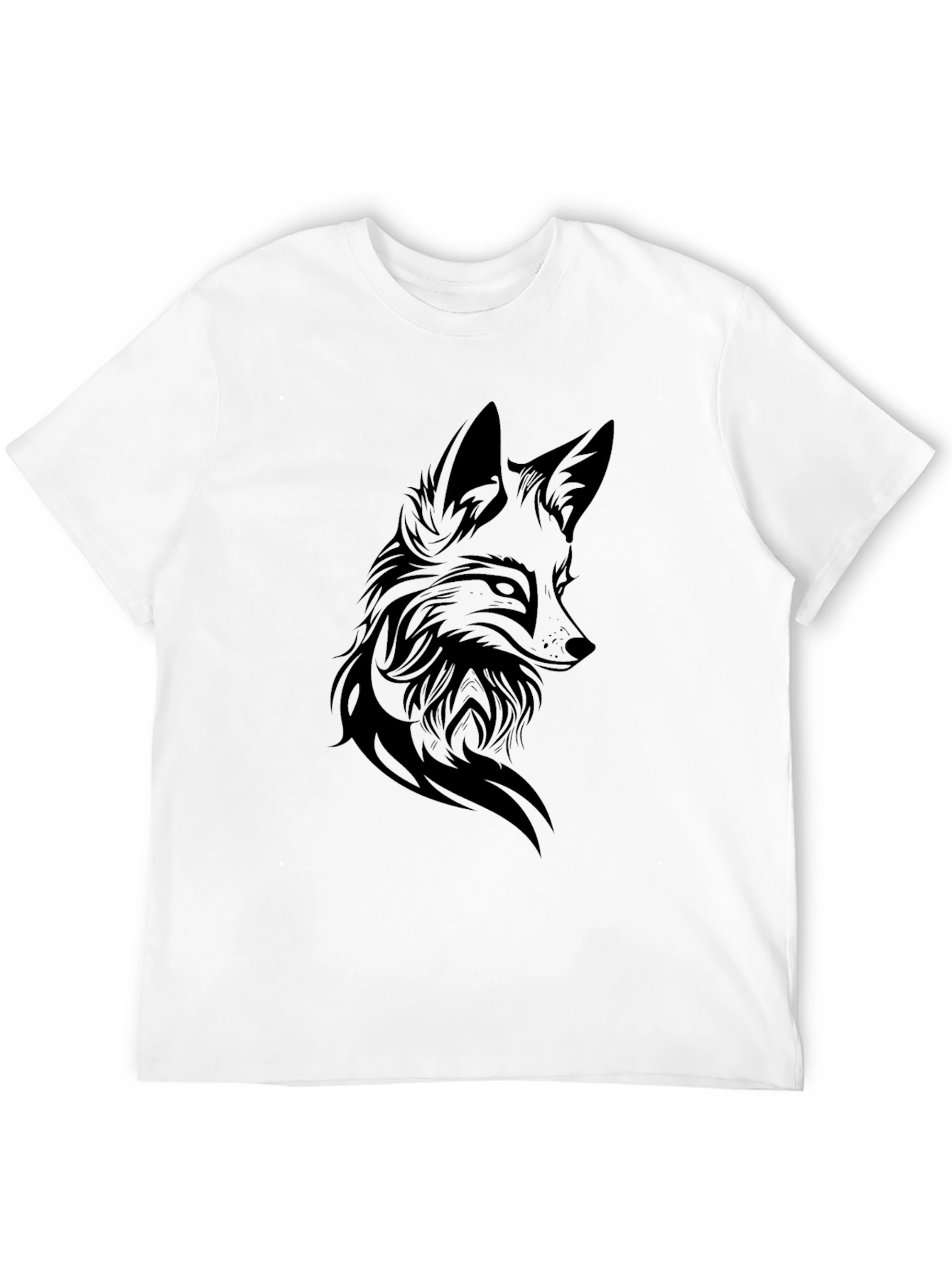 Black Fox Graphic Tee - Mens Short Sleeve