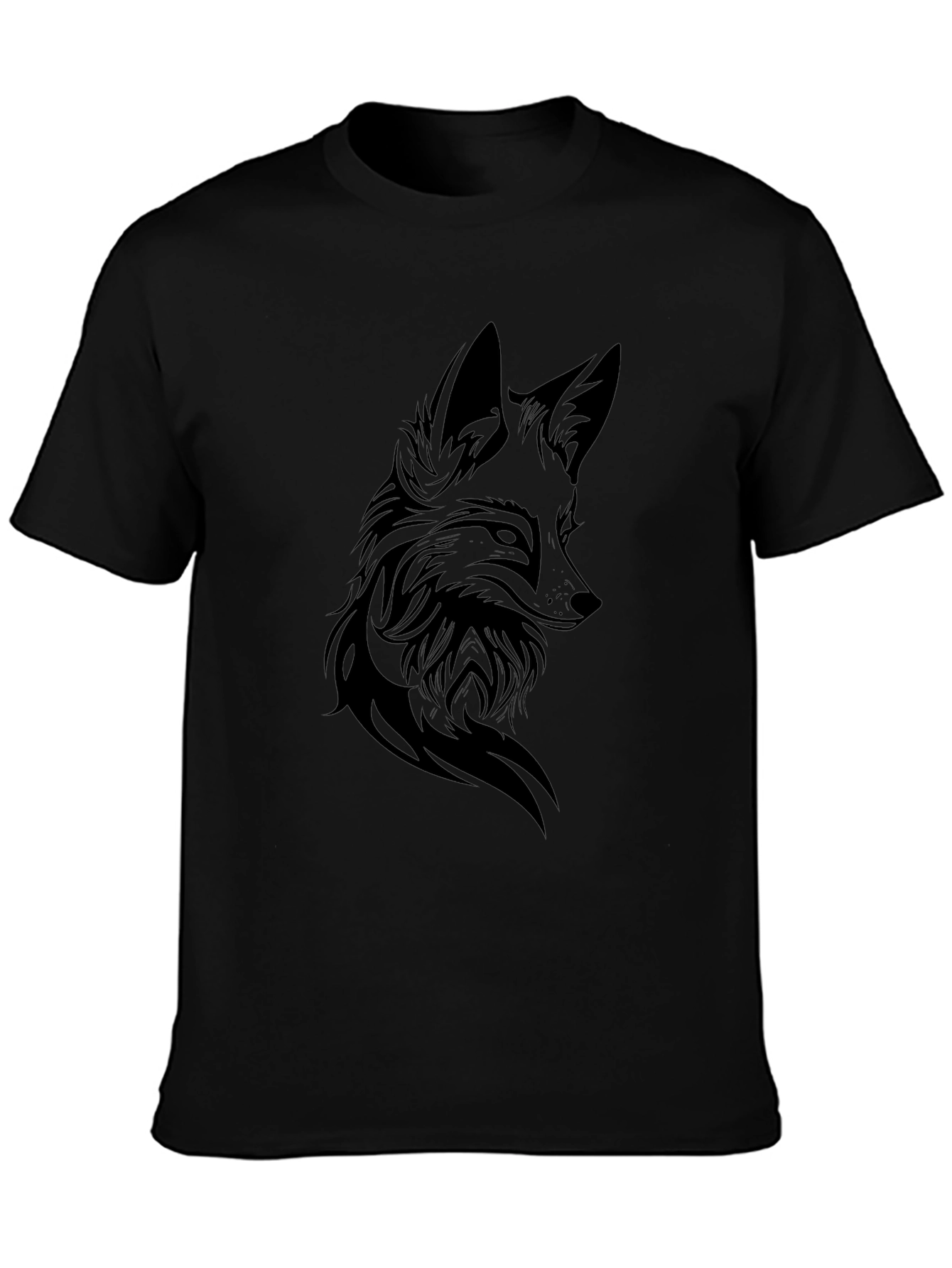Black Fox Graphic Tee - Mens Short Sleeve