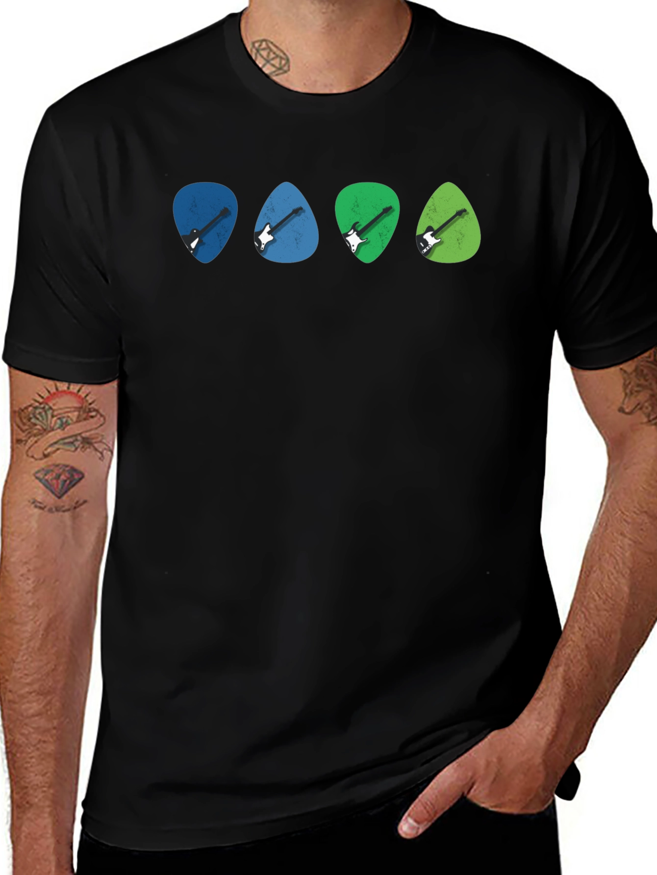 Guitar Pick Shirt - Music Lover Tee