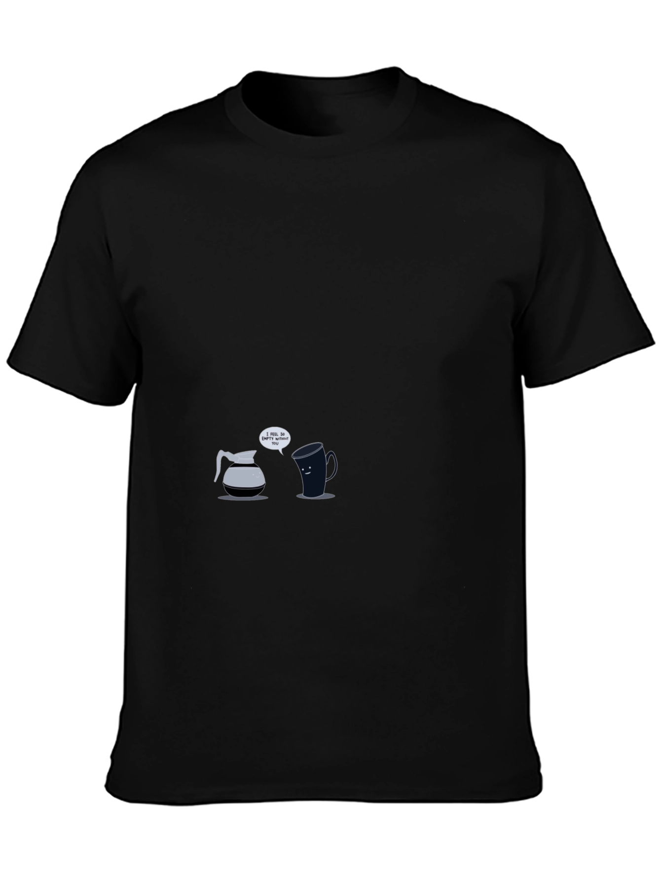 Funny Coffee Relationship Black T-Shirt