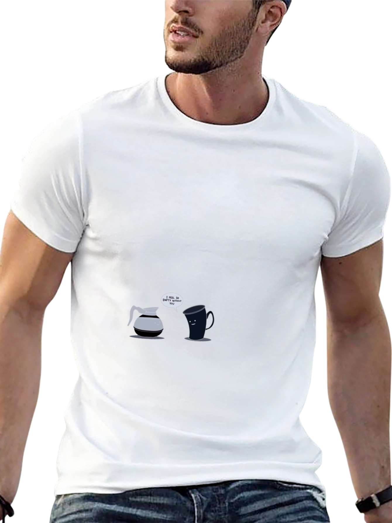 Funny Coffee Relationship Black T-Shirt