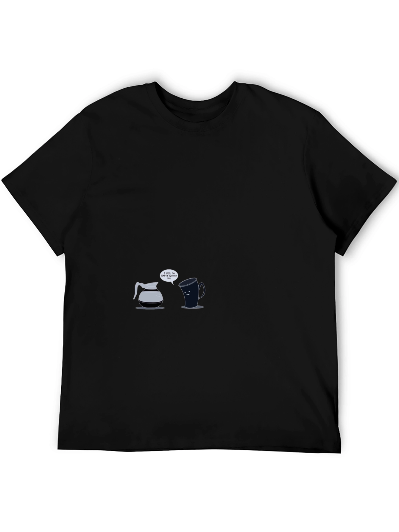 Funny Coffee Relationship Black T-Shirt