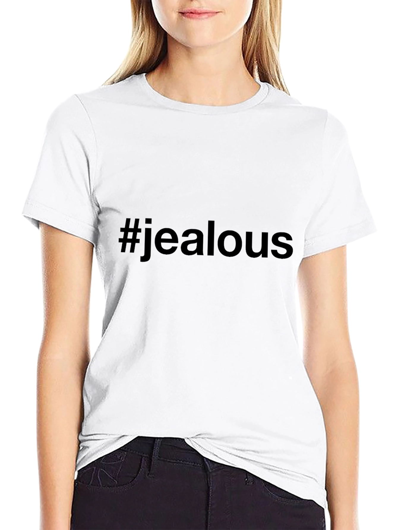 Jealous Tee: Black Graphic T-Shirt