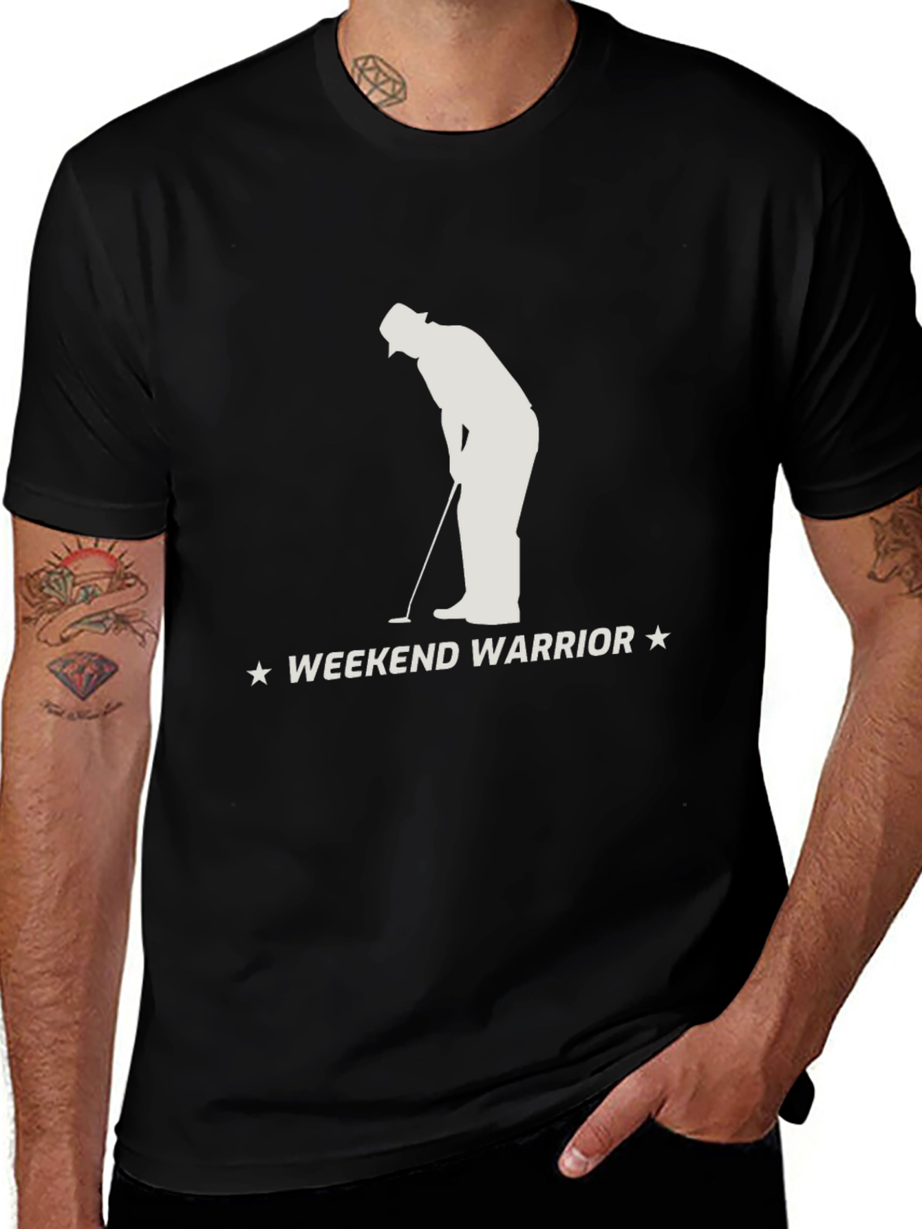 Weekend Warrior Golfer Graphic Tee