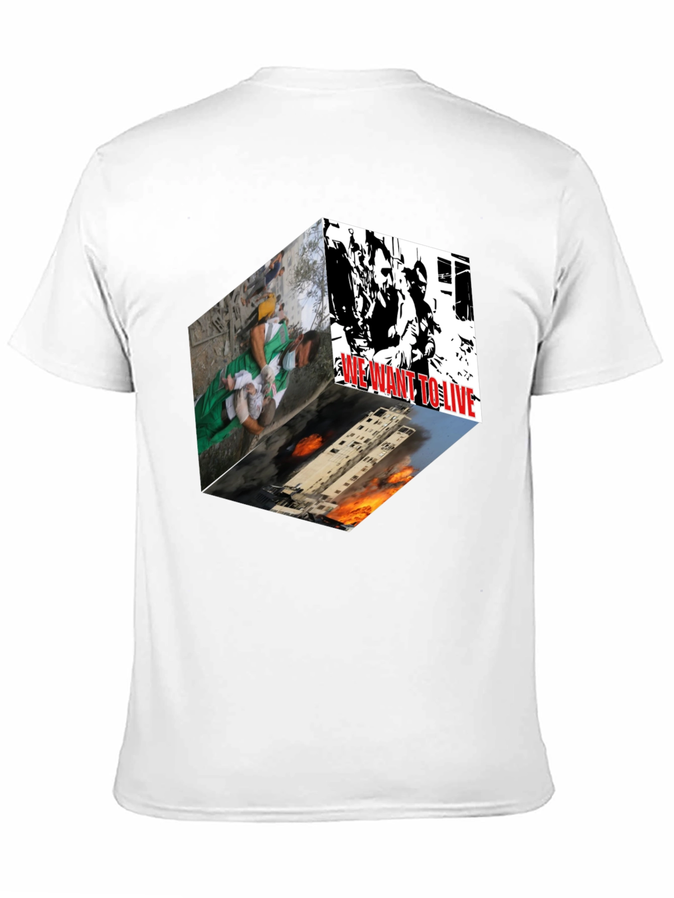 Statement Graphic Tee - We Want to Live