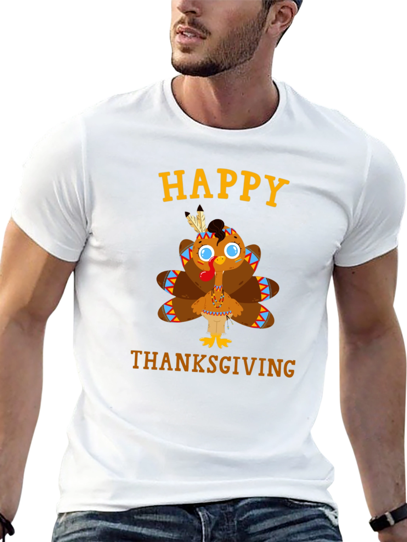 Happy Thanksgiving Turkey T-Shirt