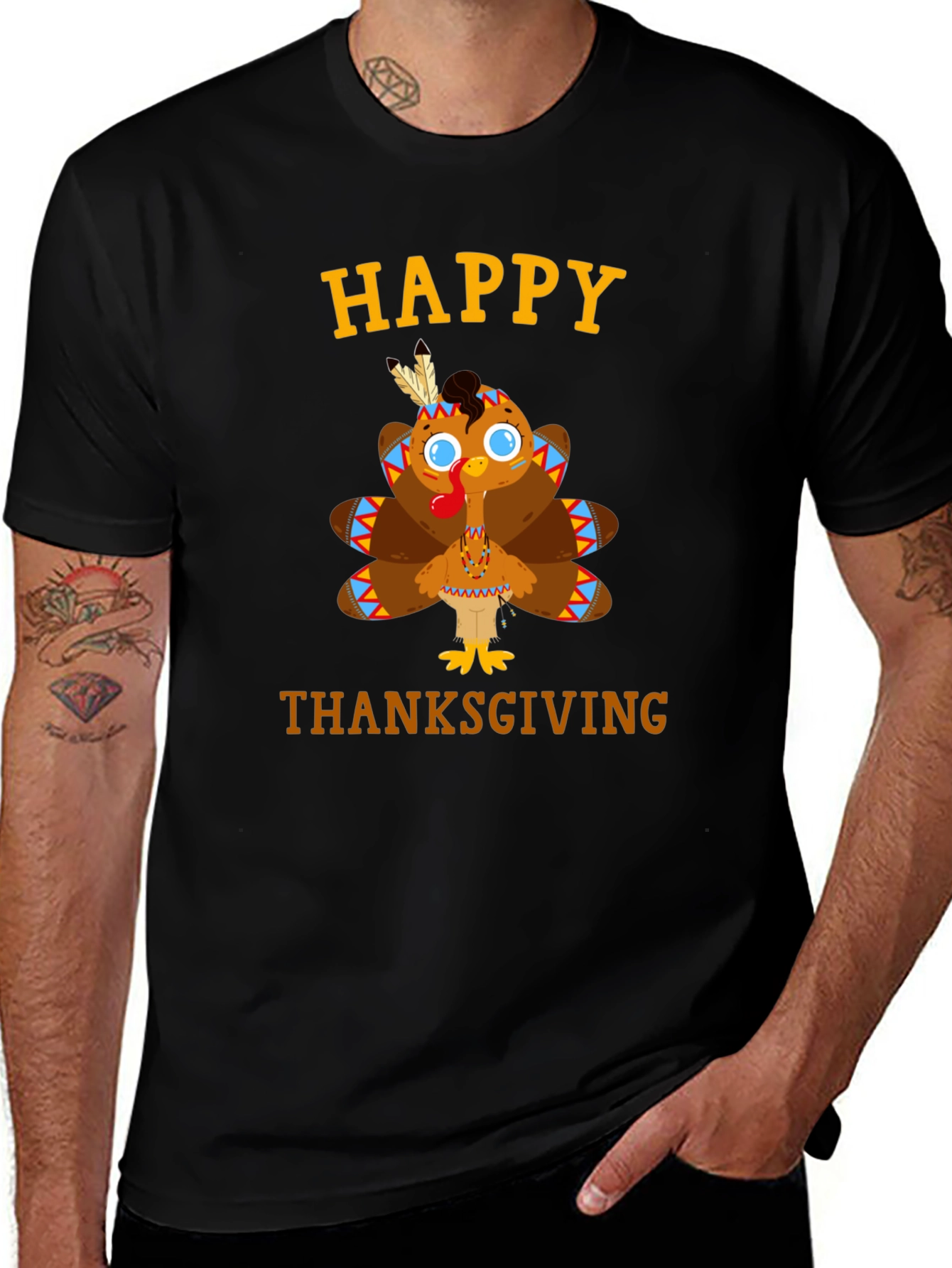 Happy Thanksgiving Turkey T-Shirt