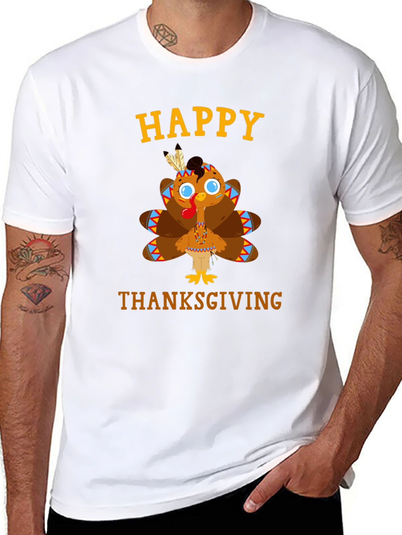 Happy Thanksgiving Turkey T-Shirt