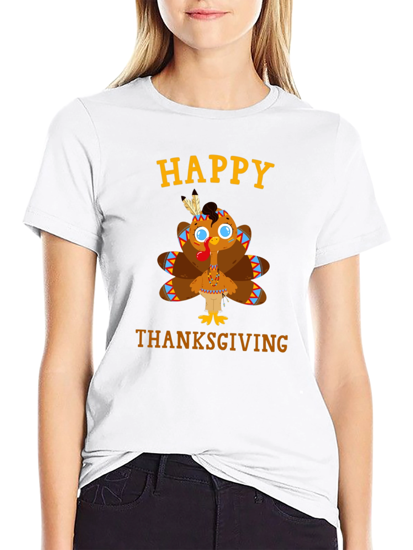 Happy Thanksgiving Turkey T-Shirt