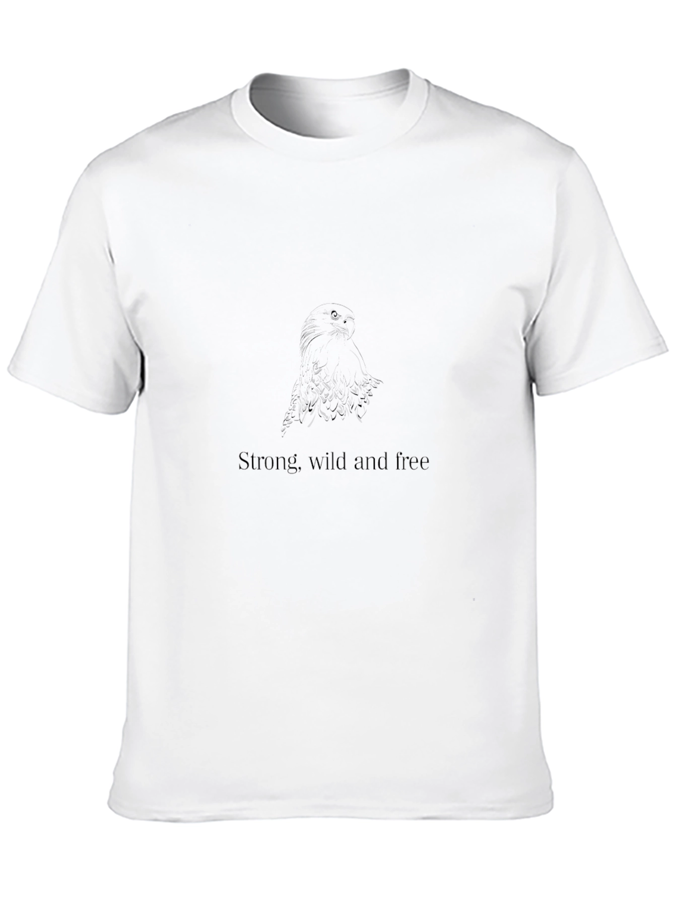 Strong Wild & Free Black T-Shirt