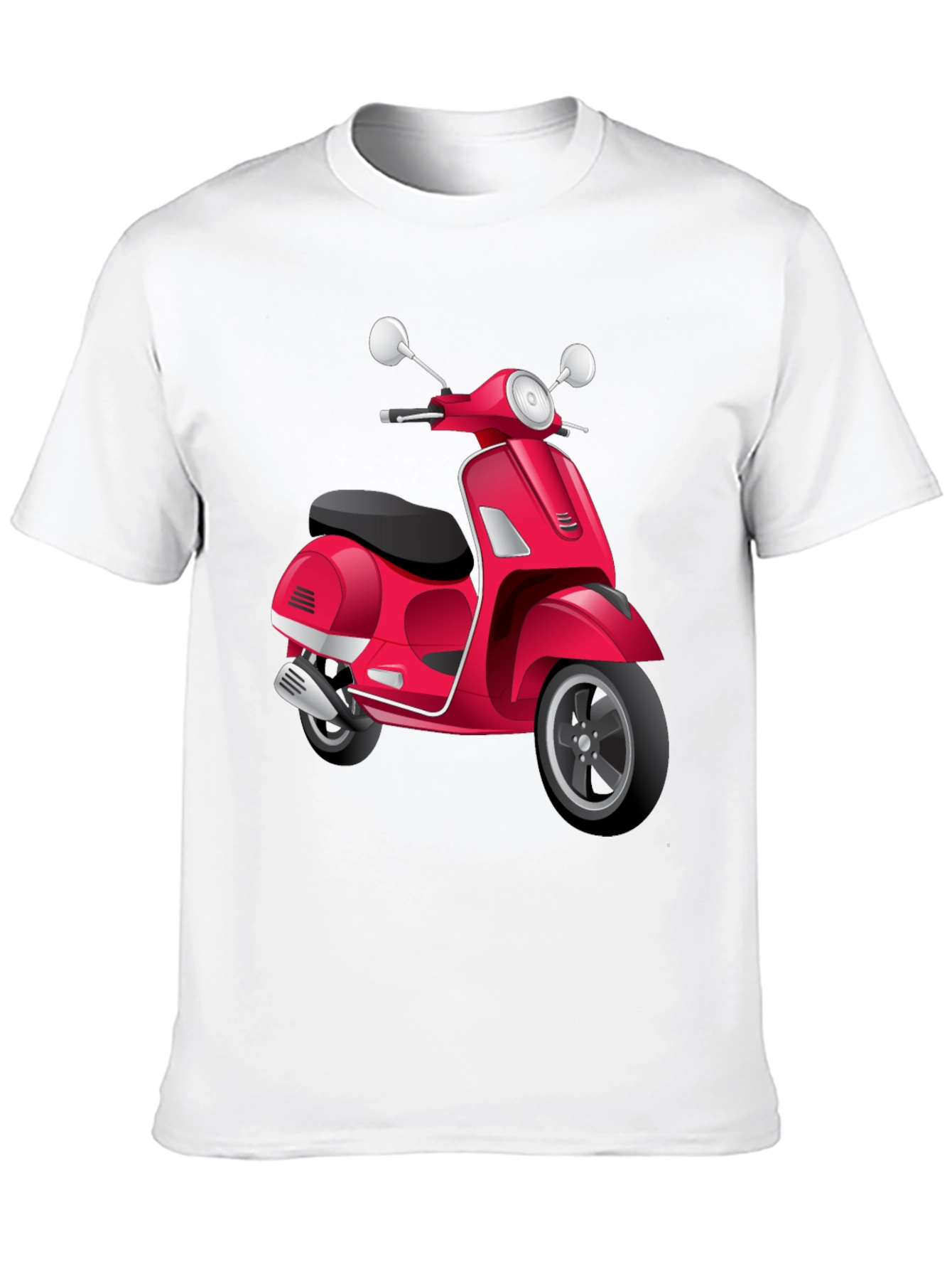 Scooter Graphic Tee - Retro Style