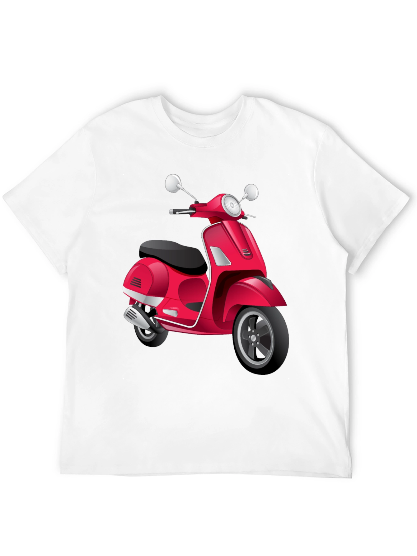 Scooter Graphic Tee - Retro Style
