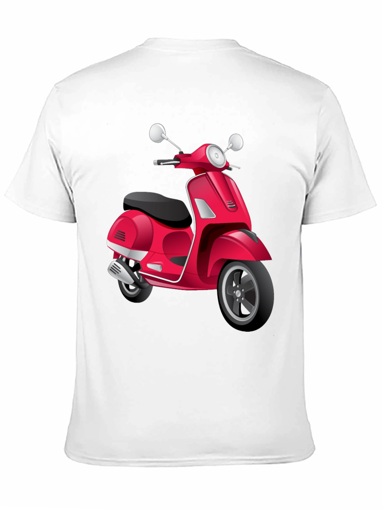 Scooter Graphic Tee - Retro Style
