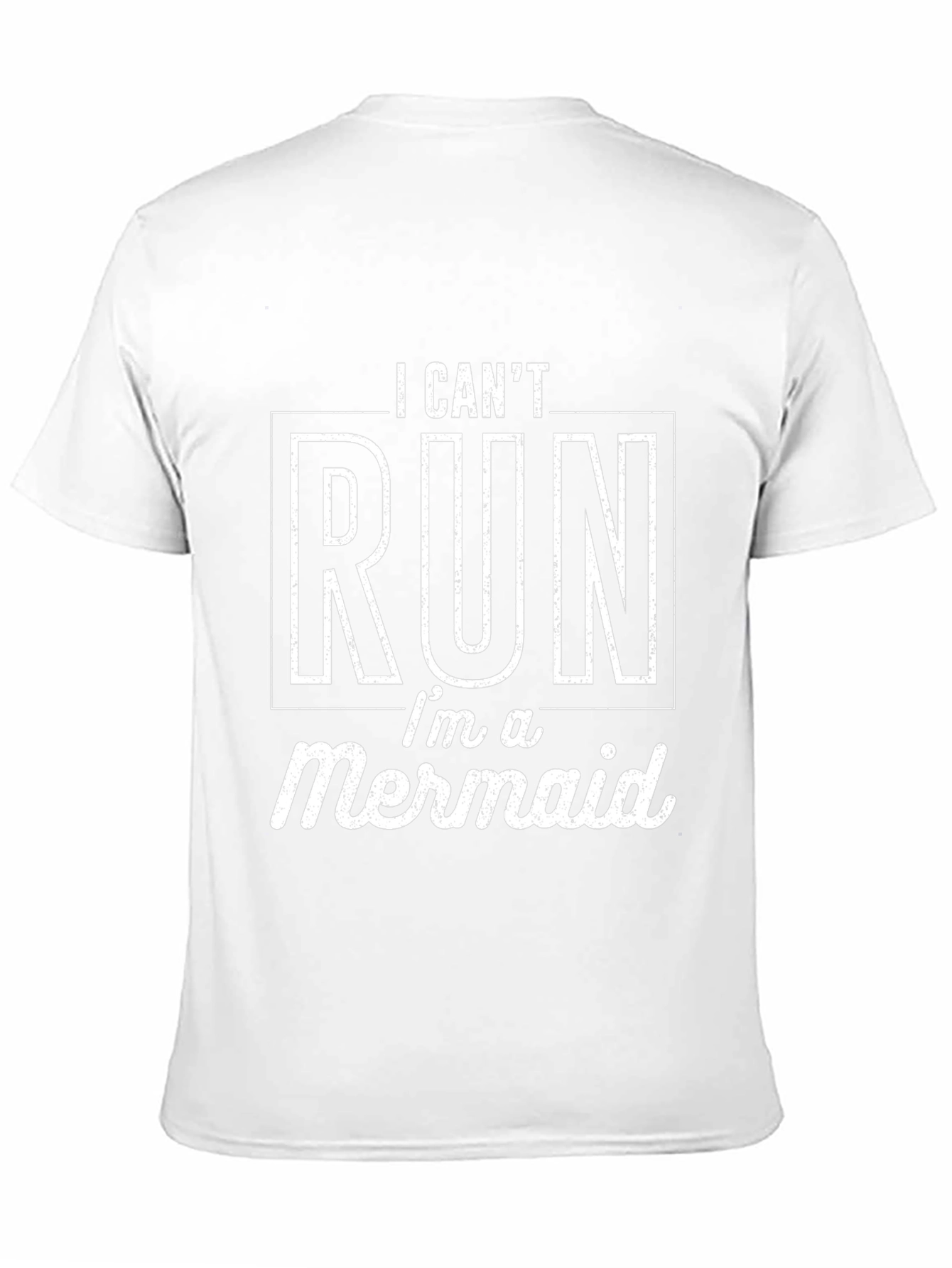 I Cant Run Im a Mermaid Black T-Shirt