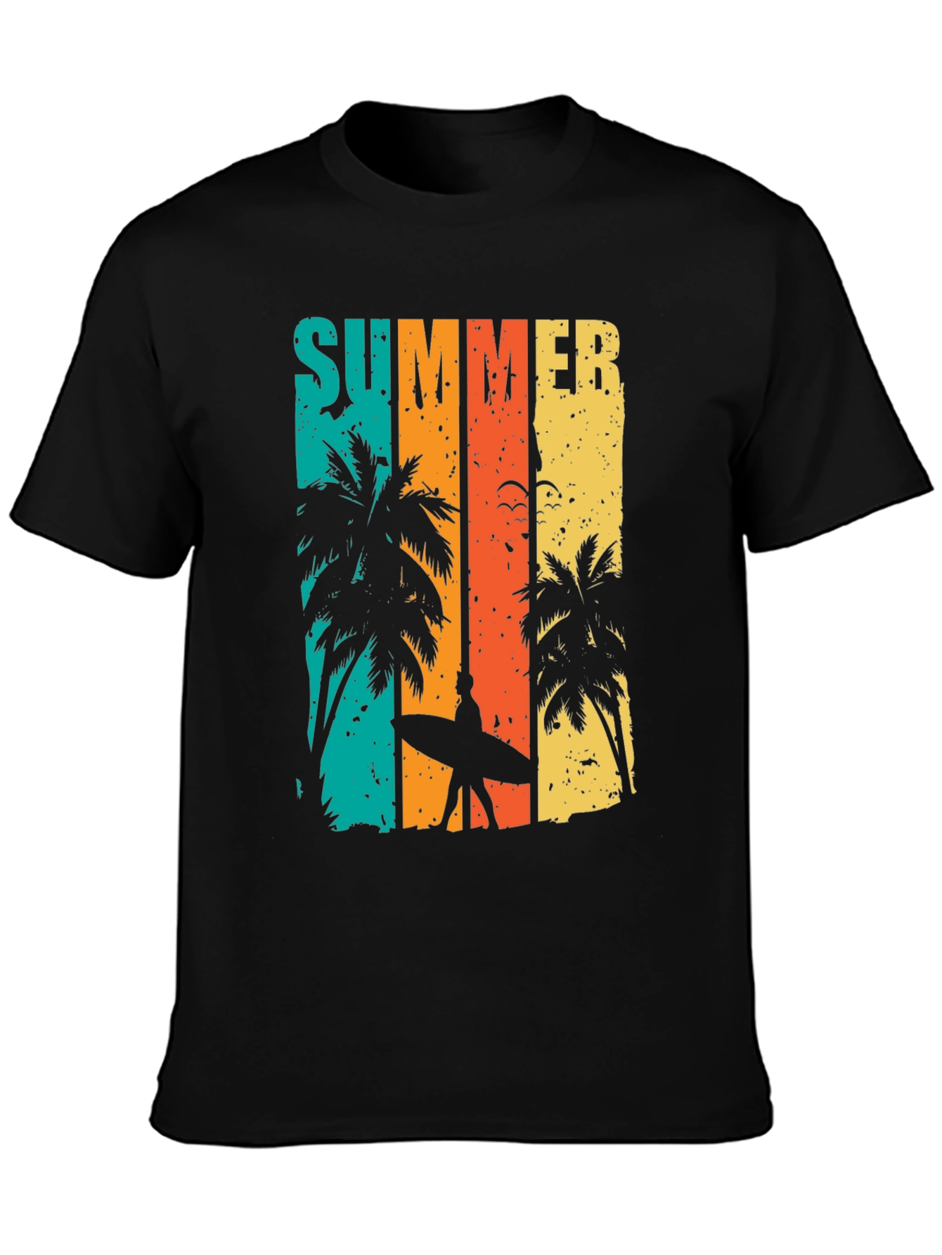 Retro Summer Beach Graphic T-Shirt