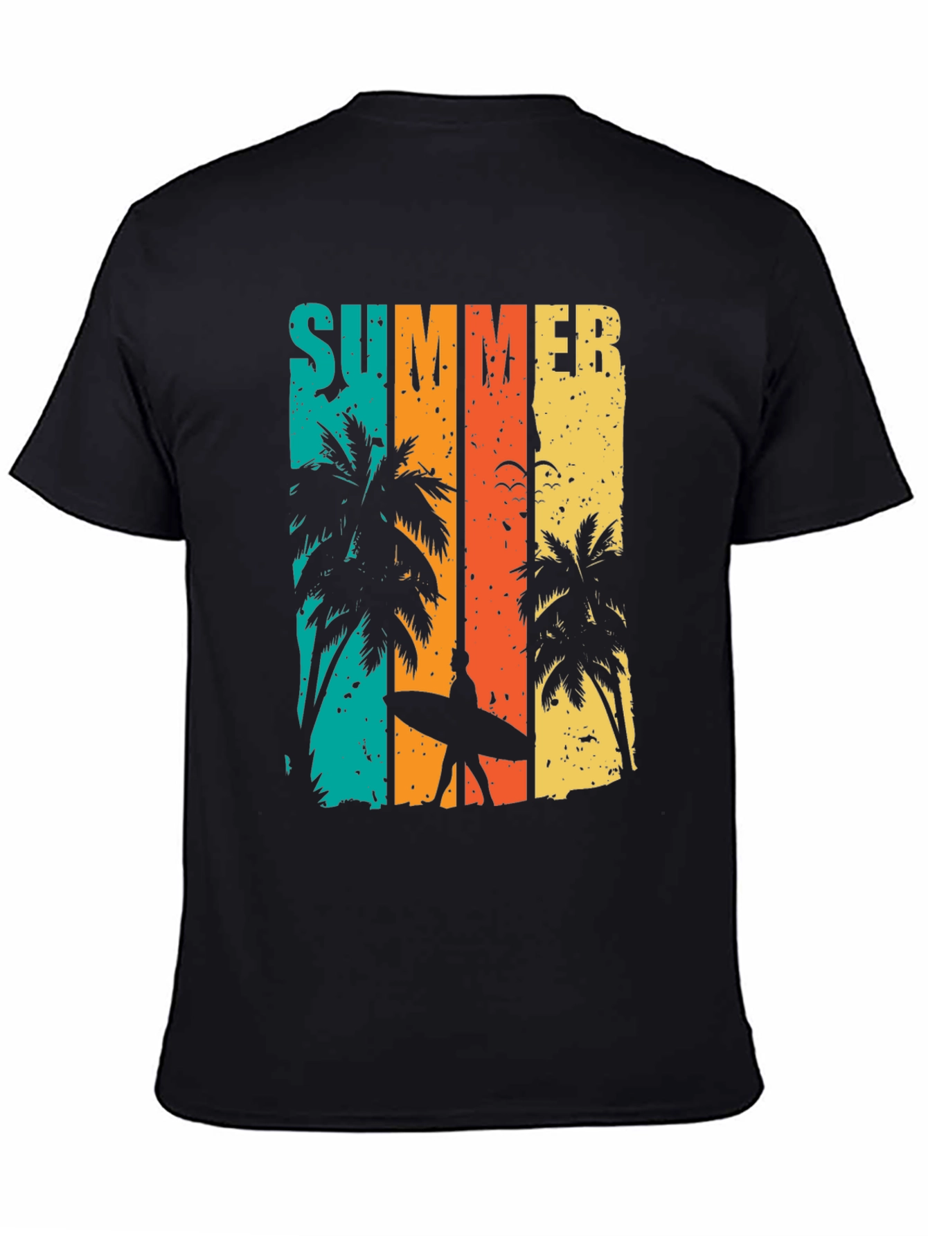 Retro Summer Beach Graphic T-Shirt