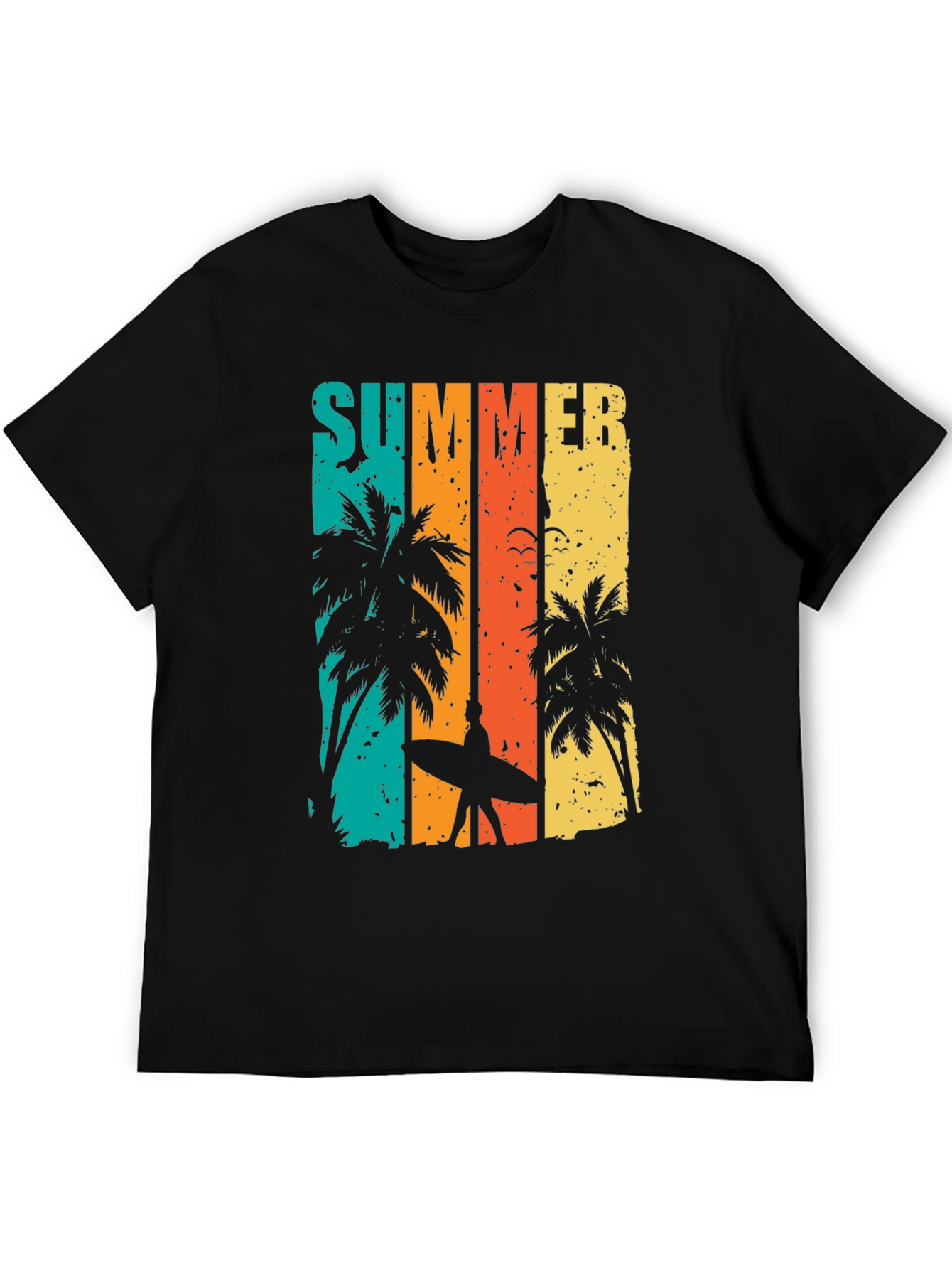 Retro Summer Beach Graphic T-Shirt