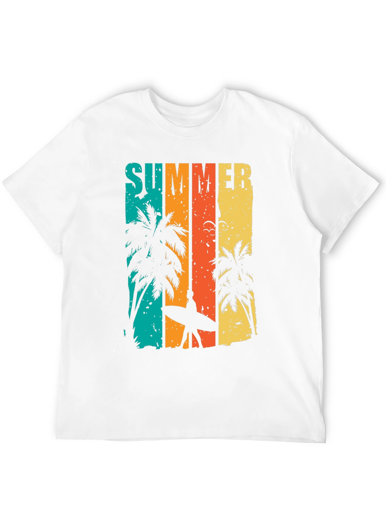 Retro Summer Beach Graphic T-Shirt
