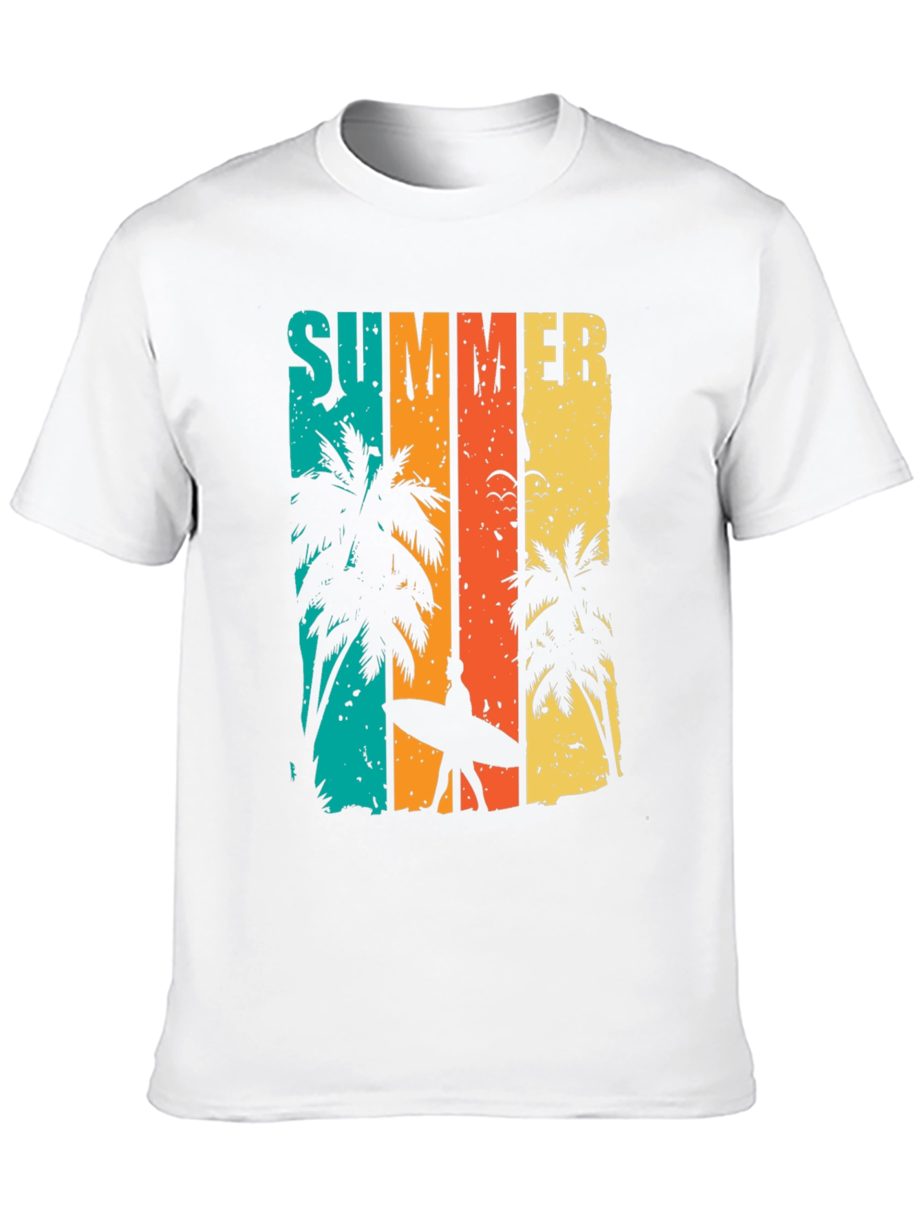 Retro Summer Beach Graphic T-Shirt