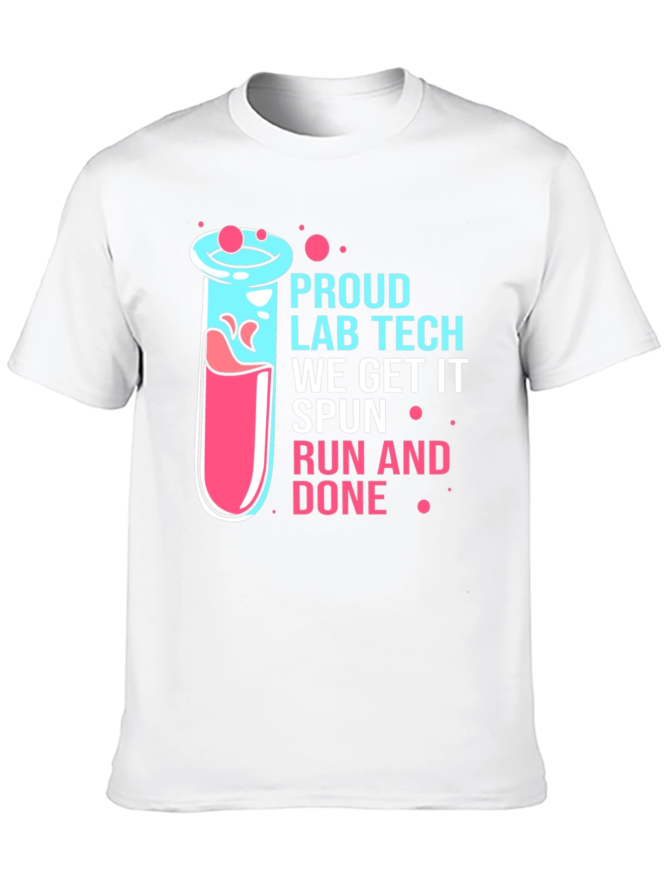 Proud Lab Tech Black T-Shirt