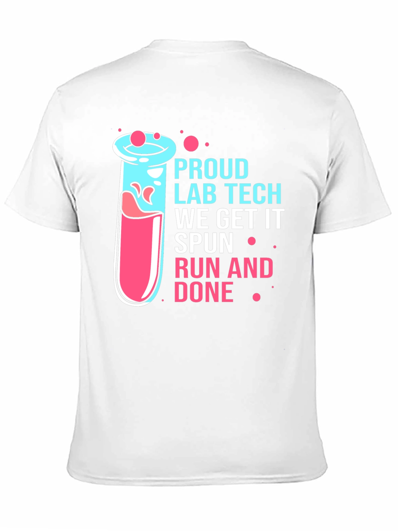 Proud Lab Tech Black T-Shirt