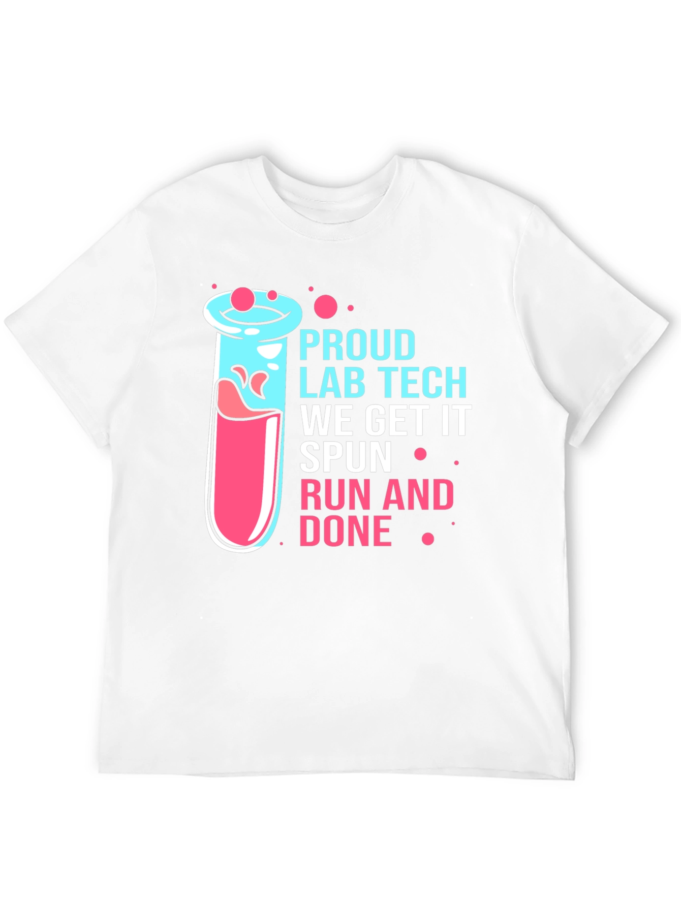 Proud Lab Tech Black T-Shirt