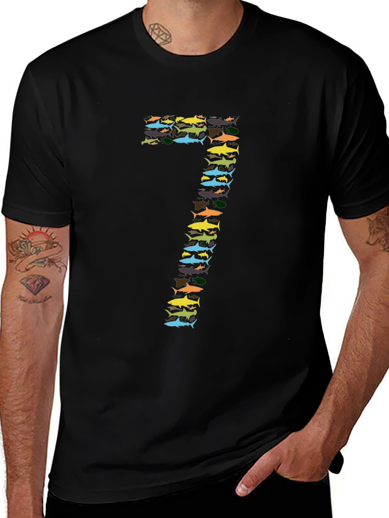 Shark Number Seven Graphic Tee