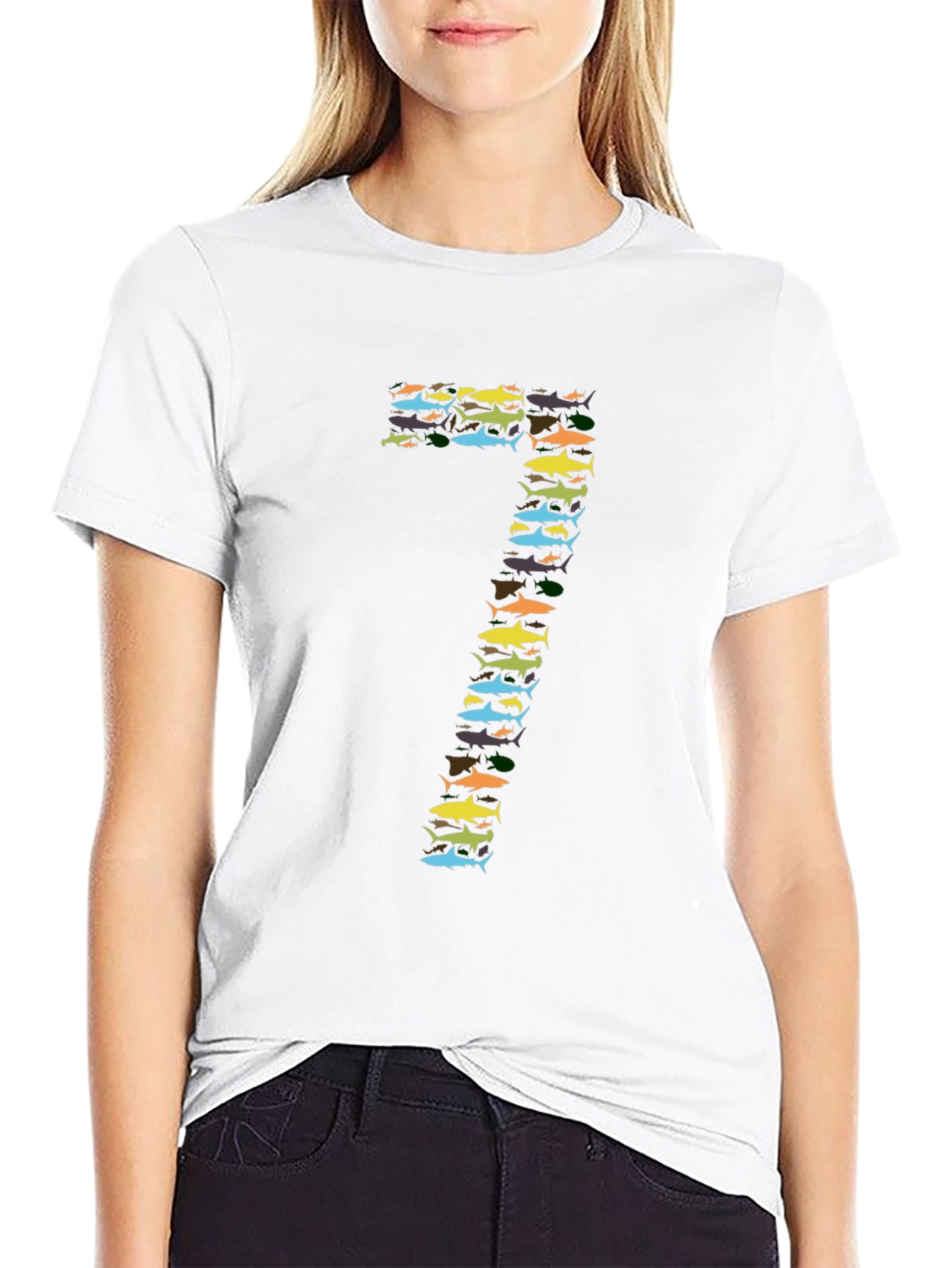 Shark Number Seven Graphic Tee