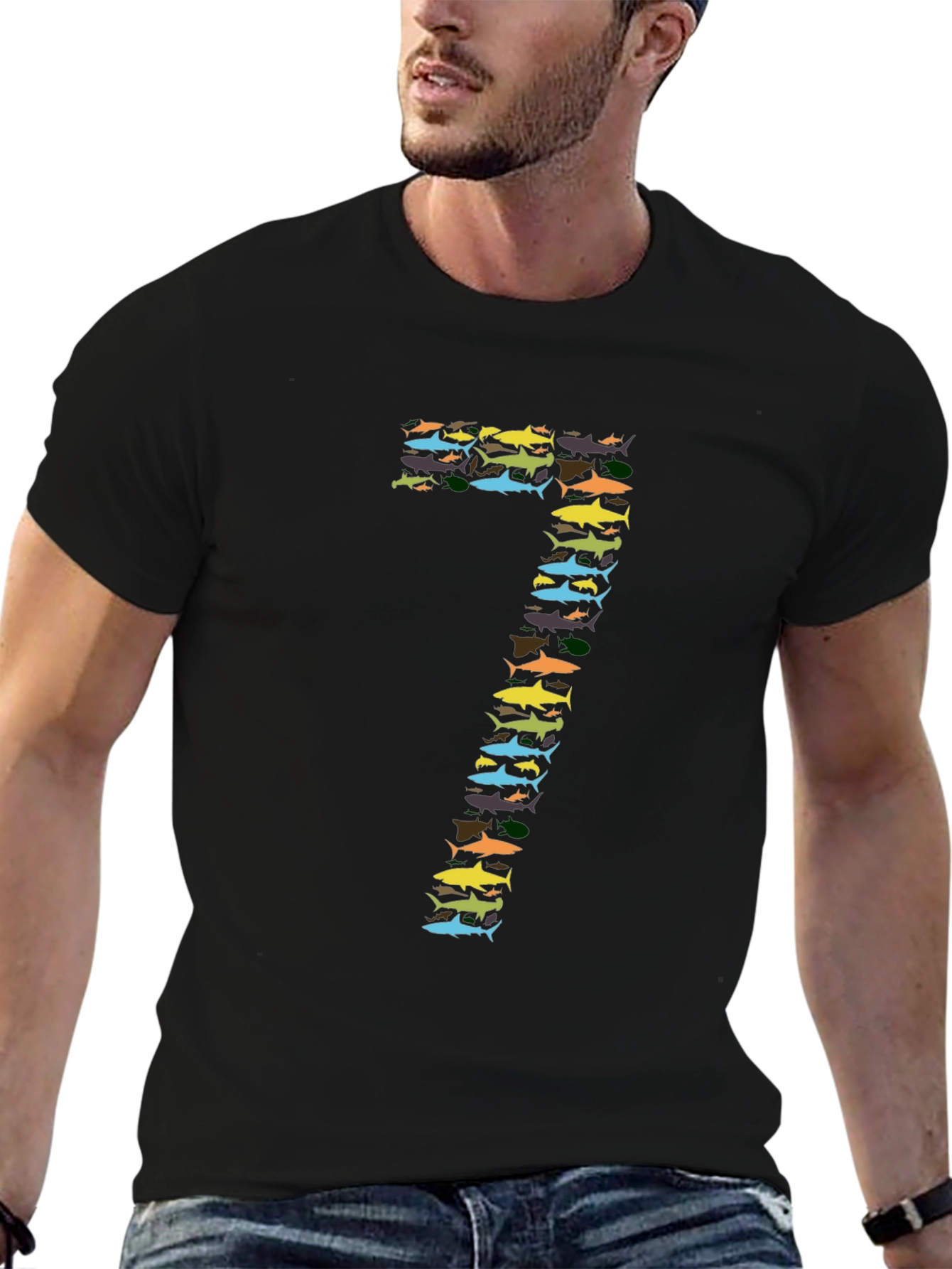 Shark Number Seven Graphic Tee